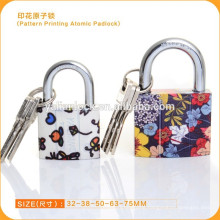 New Style Pattern Printing padlock With Atomic Key